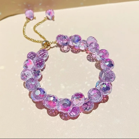 Purple Crystal Bracelet 🔮 🔮 - Picture 3 of 4